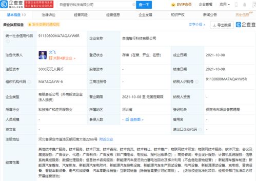 长城汽车成立智行科技公司，强化物联网与信息系统集成布局